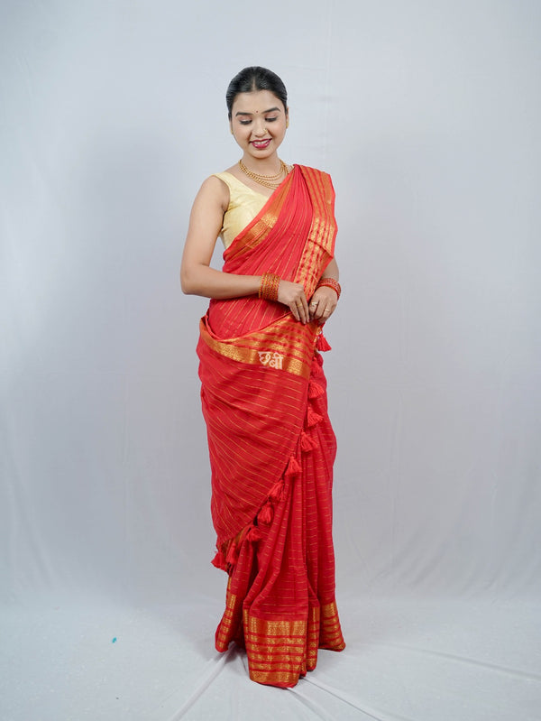 Festive Mul Cotton Saree