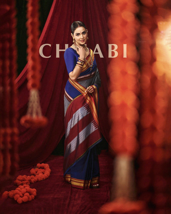 Genelia Collection – Chhabi's Original Parampara Ilkal Saree
