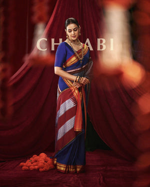 Genelia Collection – Chhabi's Original Parampara Ilkal Saree