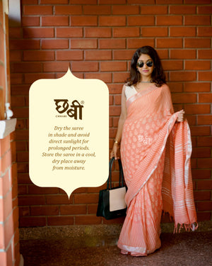 Linen Cotton Saree