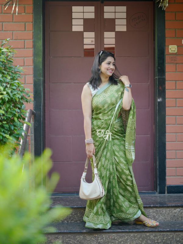 Linen Cotton Saree