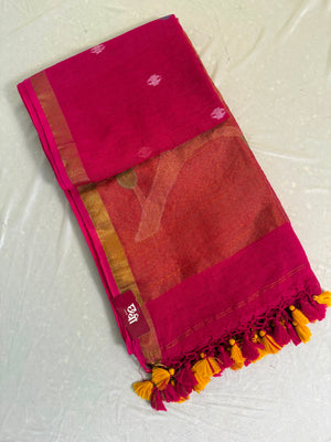 Linen Cotton Paithani