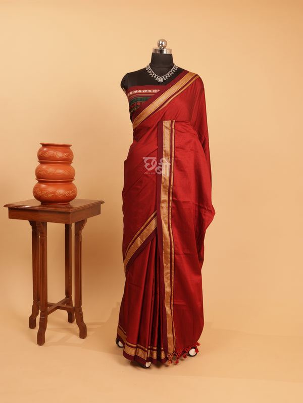 Running Pallu Khun Saree