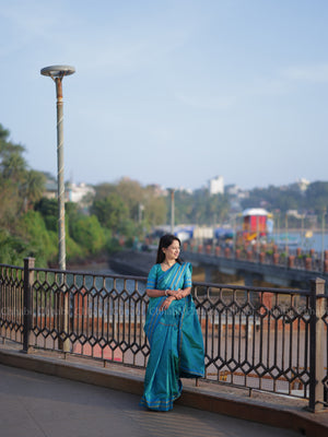Mulberry Khun Handloom Silk Saree