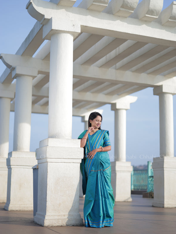 Mulberry Khun Handloom Silk Saree