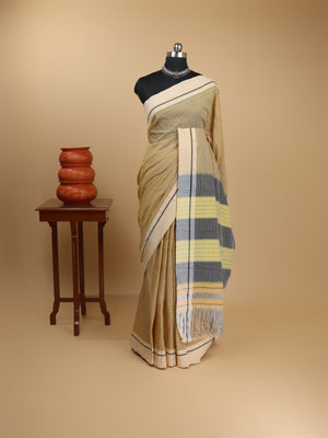 Patteda Anchu Cotton Saree