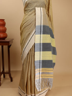 Patteda Anchu Cotton Saree
