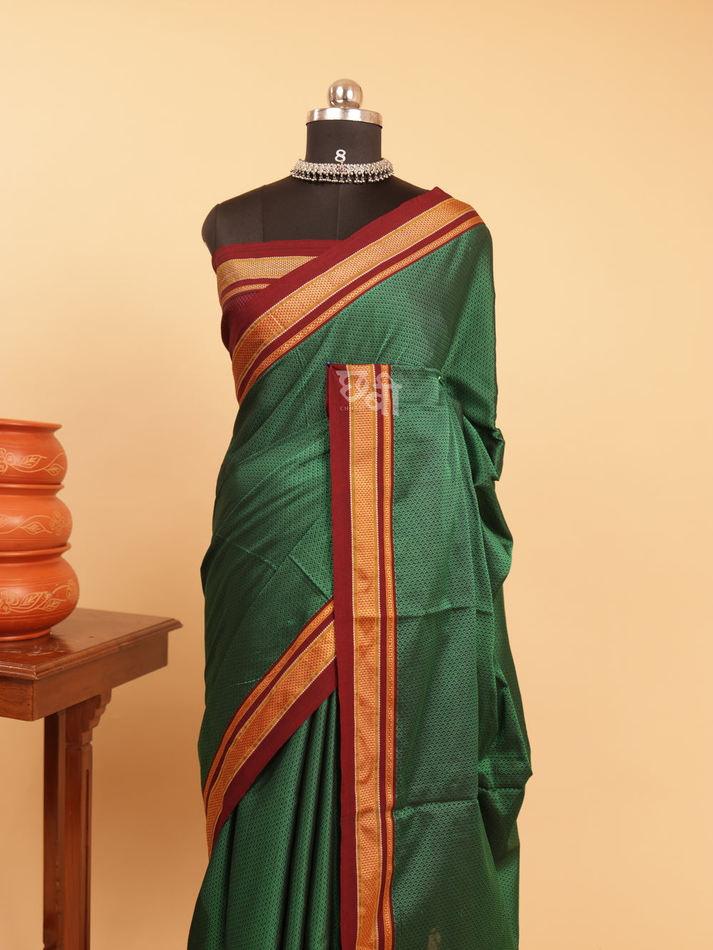 Running Pallu Khun Saree