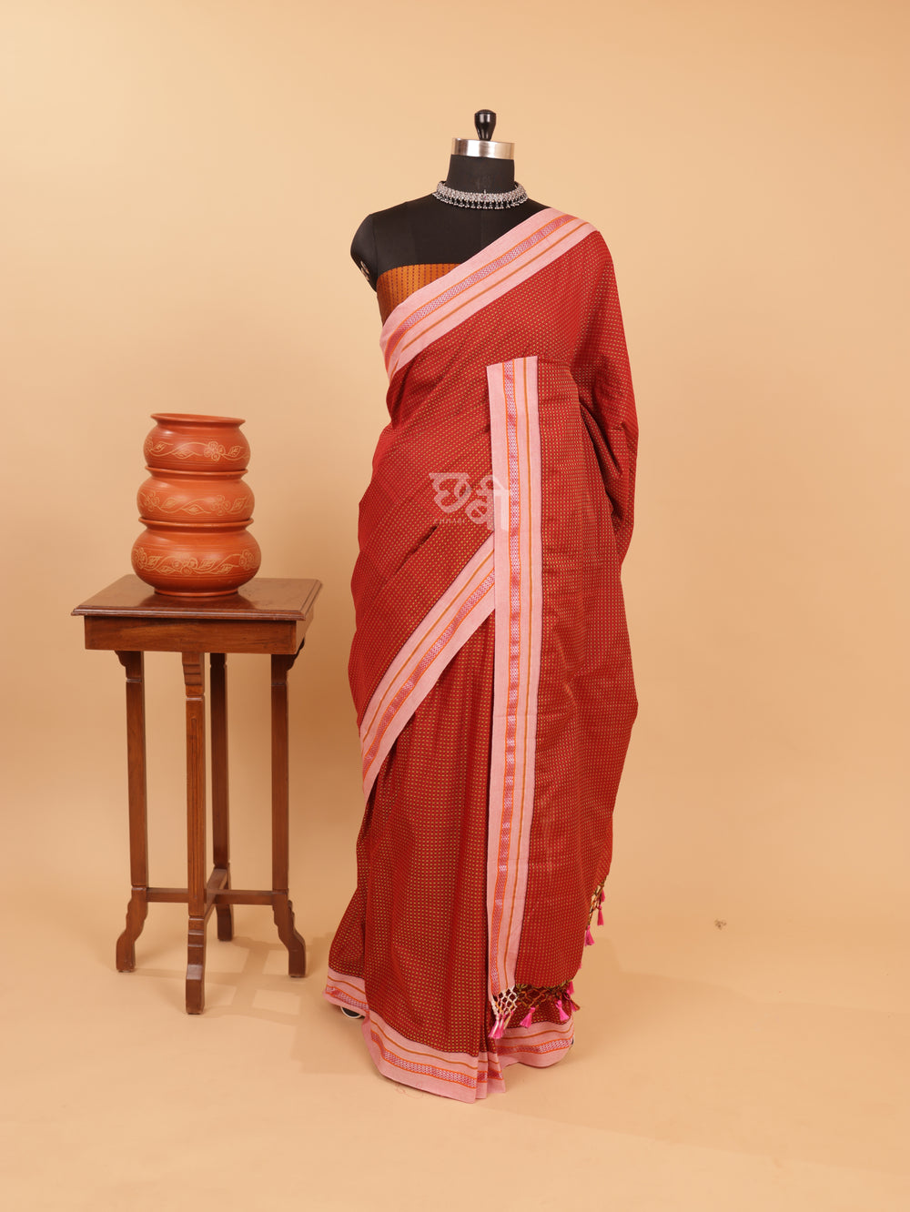 Pushpa Khun Running Pallu Saree