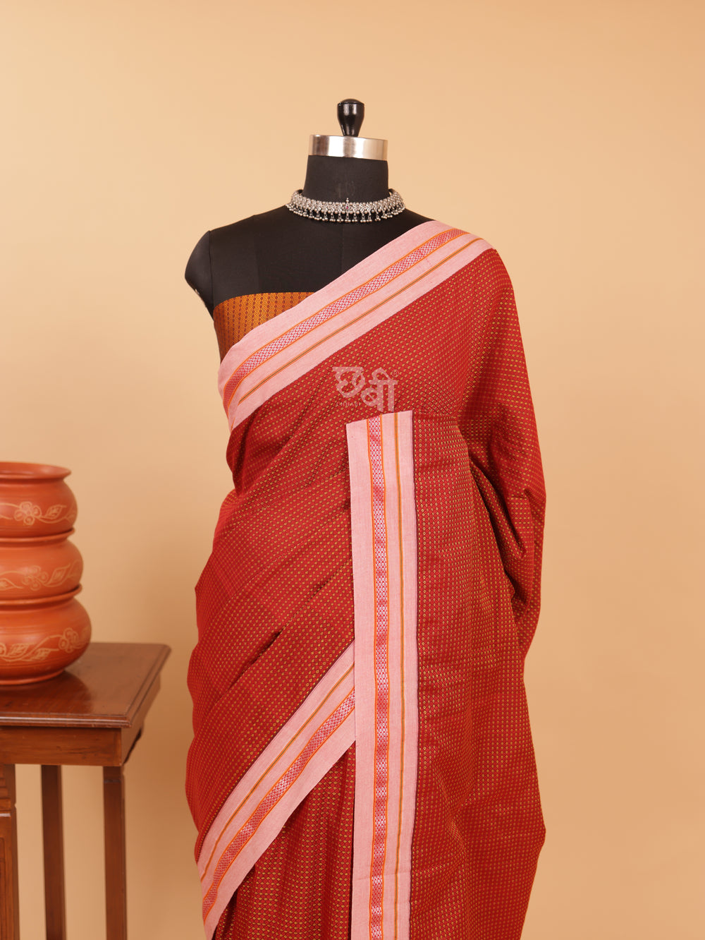 Pushpa Khun Running Pallu Saree
