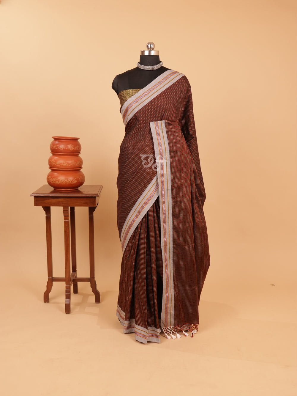 Pushpa Khun Running Pallu Saree