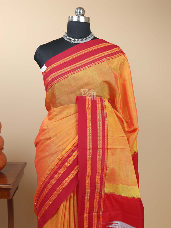 Handloom Gayatri Border Ilkal Saree