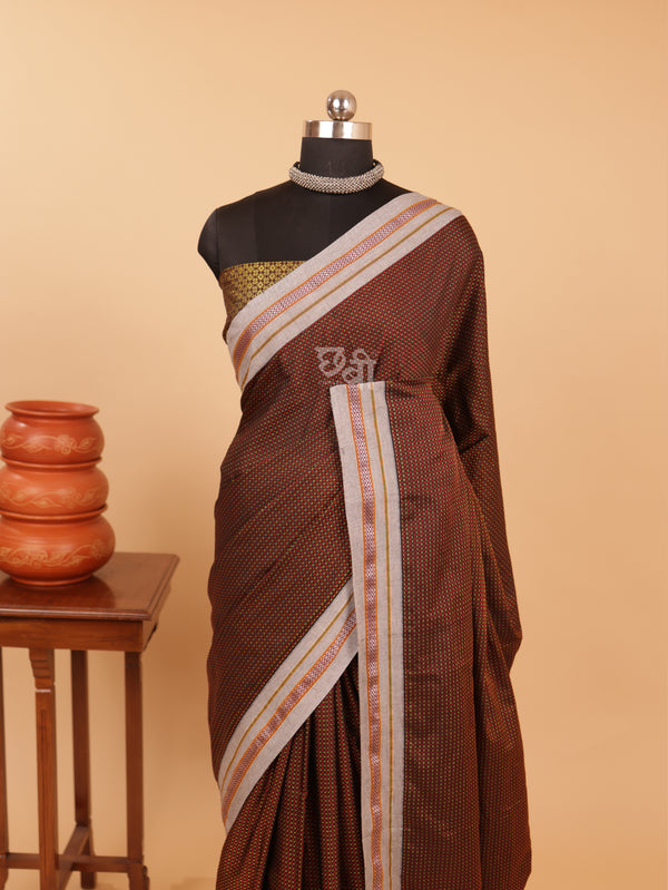 Pushpa Khun Running Pallu Saree