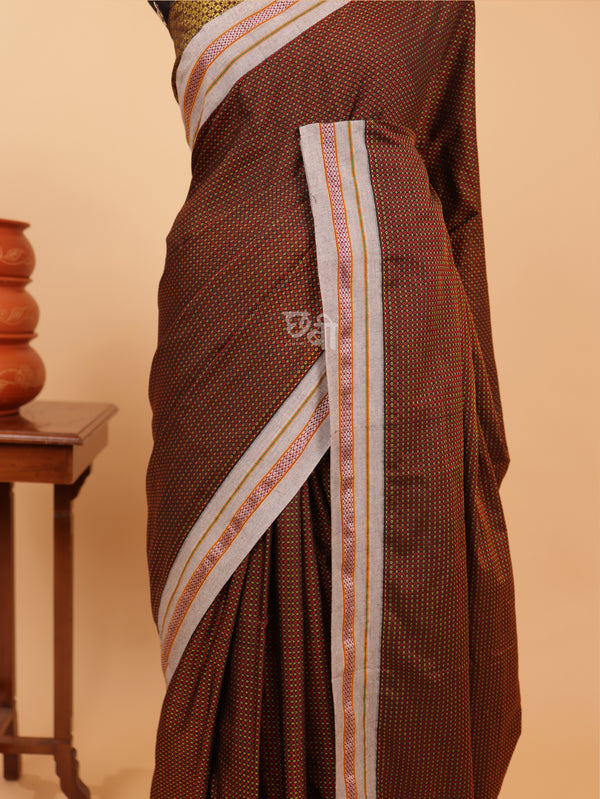 Pushpa Khun Running Pallu Saree