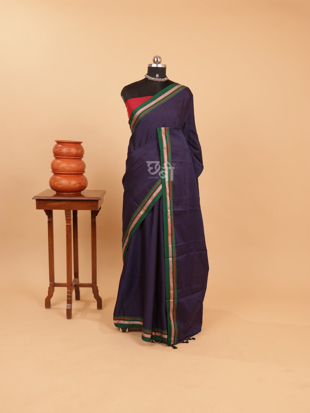 Pushpa Khun Running Pallu Saree