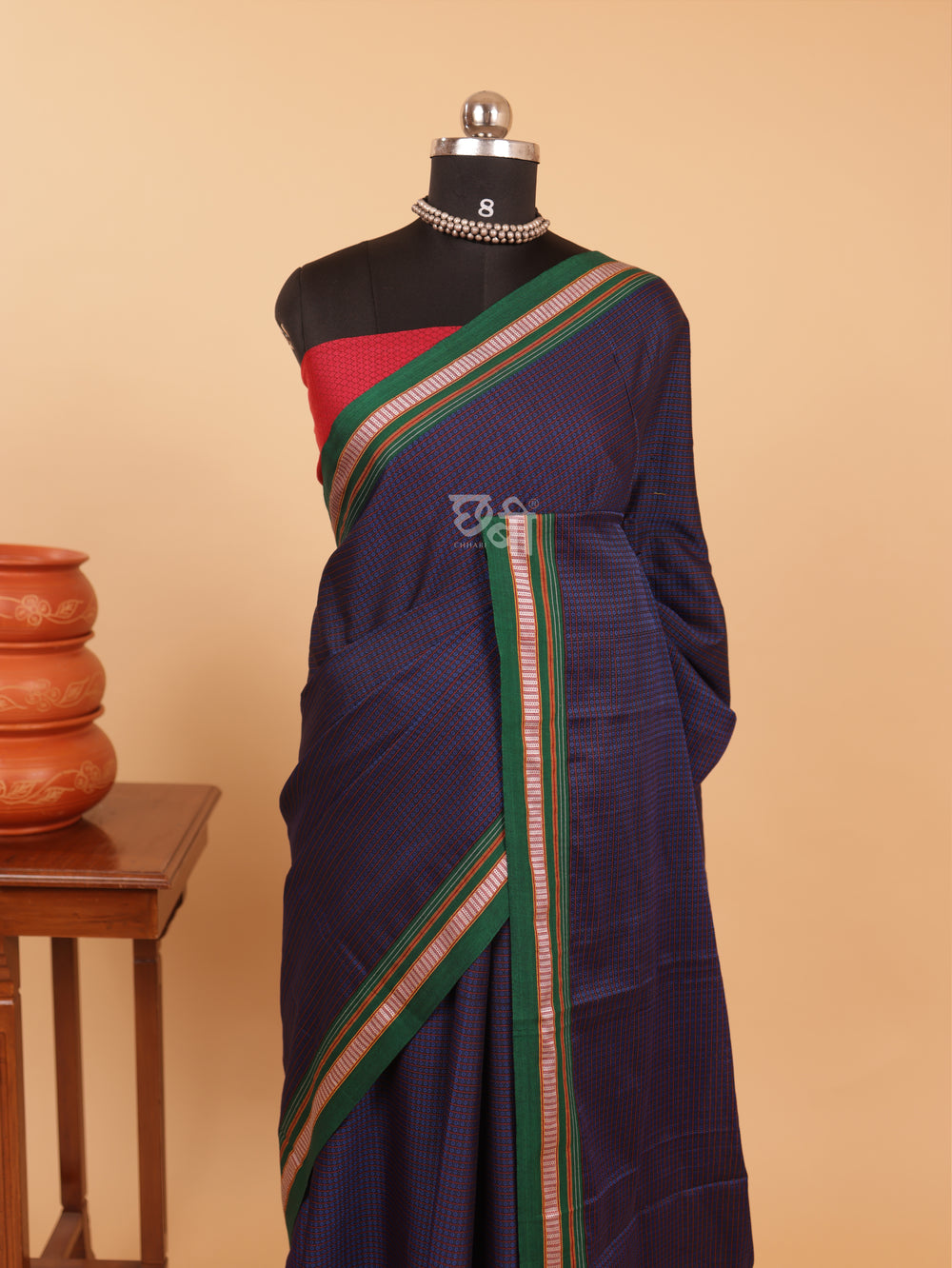 Pushpa Khun Running Pallu Saree