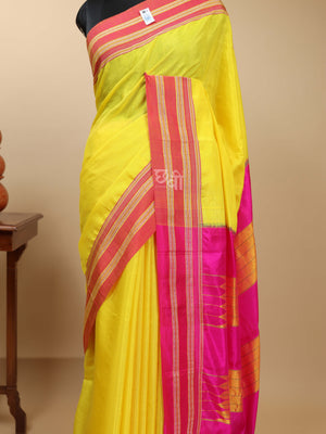 Handloom Gayatri Border Ilkal Saree