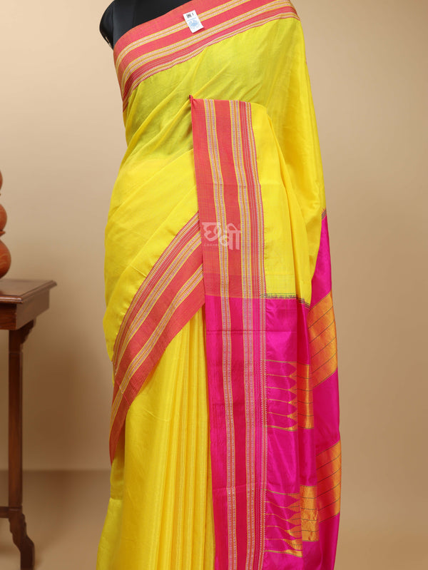Handloom Gayatri Border Ilkal Saree